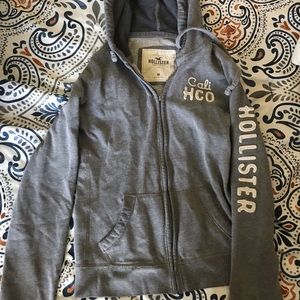 Hollister zip up hoodie